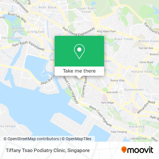 Tiffany Tsao Podiatry Clinic map