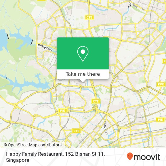 Happy Family Restaurant, 152 Bishan St 11 map