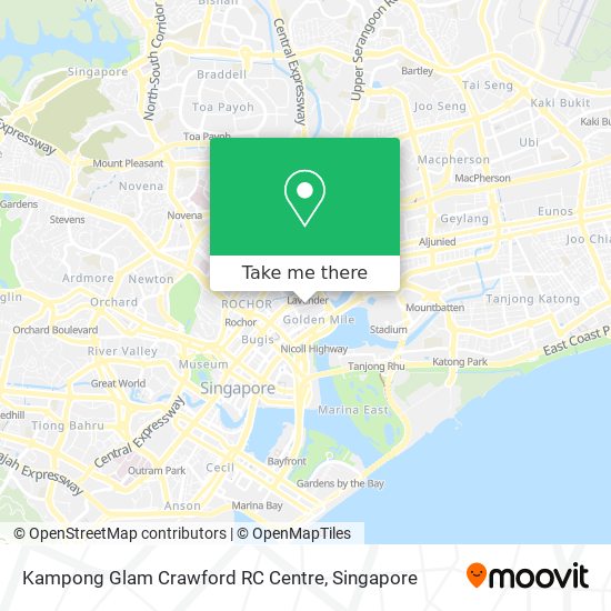 Kampong Glam Crawford RC Centre地图