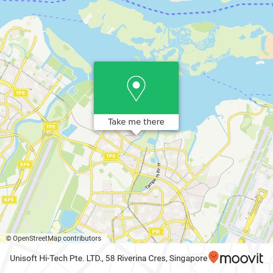 Unisoft Hi-Tech Pte. LTD., 58 Riverina Cres地图