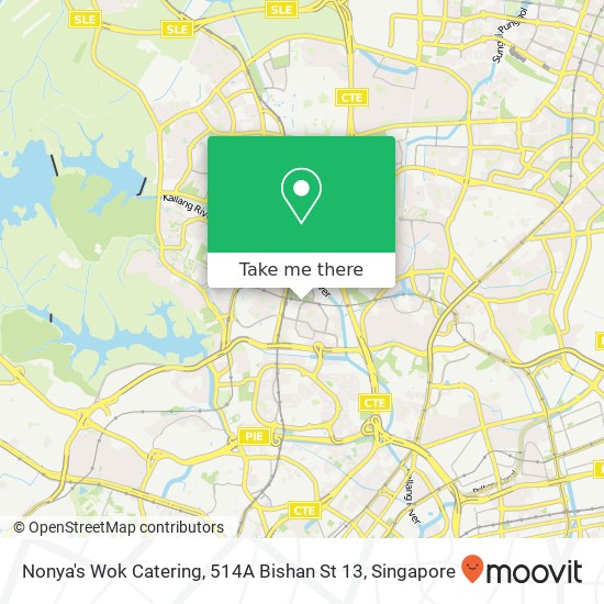 Nonya's Wok Catering, 514A Bishan St 13 map