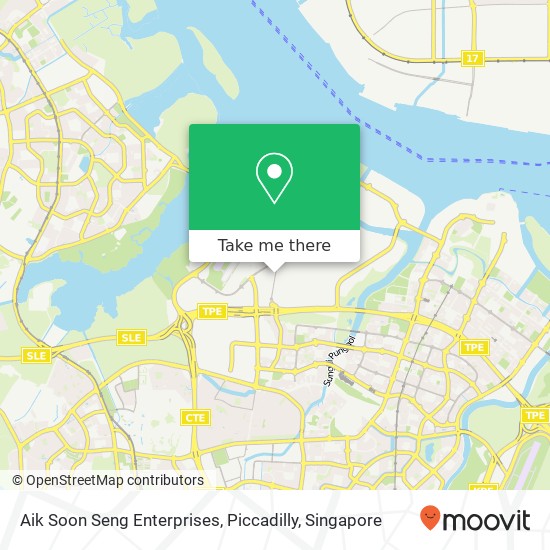 Aik Soon Seng Enterprises, Piccadilly map