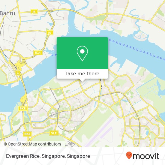 Evergreen Rice, Singapore map