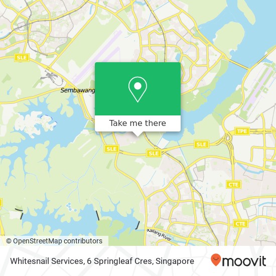 Whitesnail Services, 6 Springleaf Cres地图
