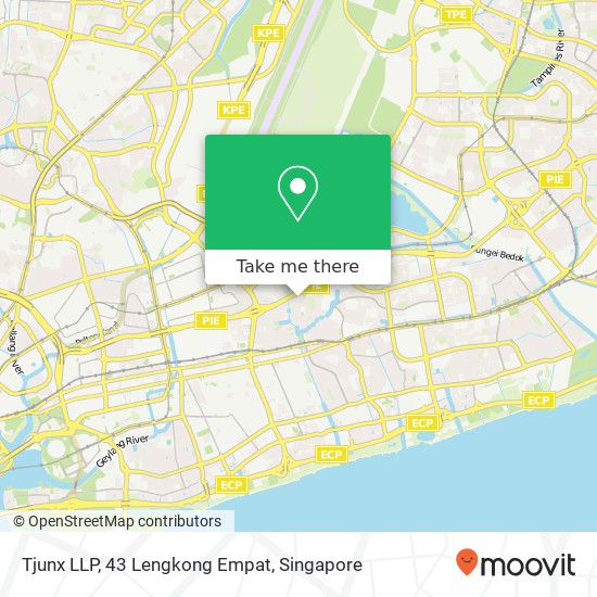 Tjunx LLP, 43 Lengkong Empat地图