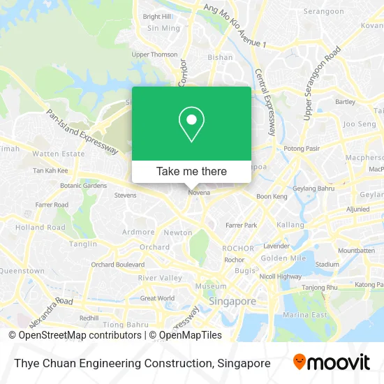 Thye Chuan Engineering Construction map