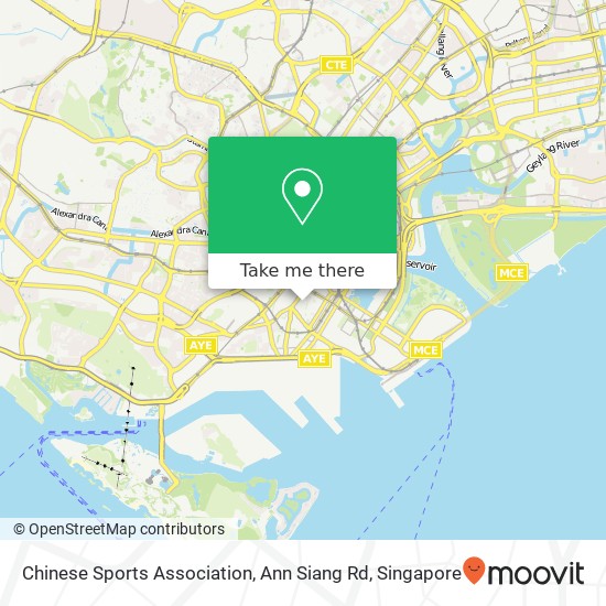 Chinese Sports Association, Ann Siang Rd map