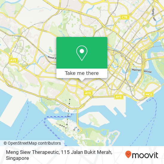 Meng Siew Therapeutic, 115 Jalan Bukit Merah地图