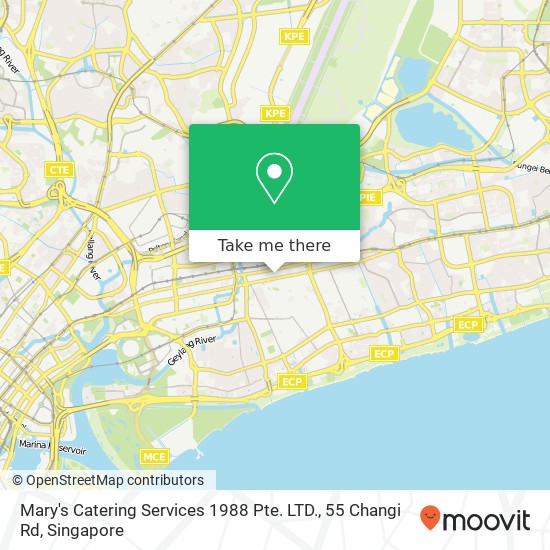 Mary's Catering Services 1988 Pte. LTD., 55 Changi Rd map