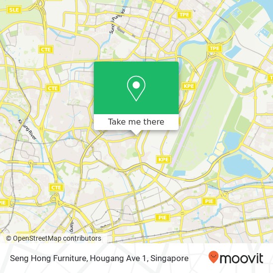 Seng Hong Furniture, Hougang Ave 1地图