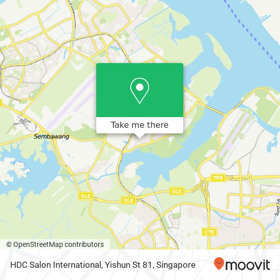 HDC Salon International, Yishun St 81 map