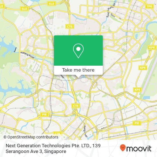 Next Generation Technologies Pte. LTD., 139 Serangoon Ave 3 map