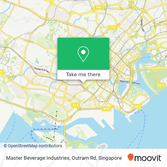 Master Beverage Industries, Outram Rd map