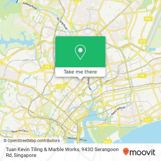 Tuan Kevin Tiling & Marble Works, 943D Serangoon Rd地图