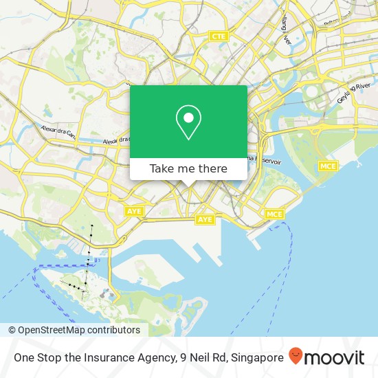 One Stop the Insurance Agency, 9 Neil Rd map