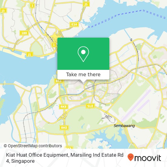 Kiat Huat Office Equipment, Marsiling Ind Estate Rd 4 map