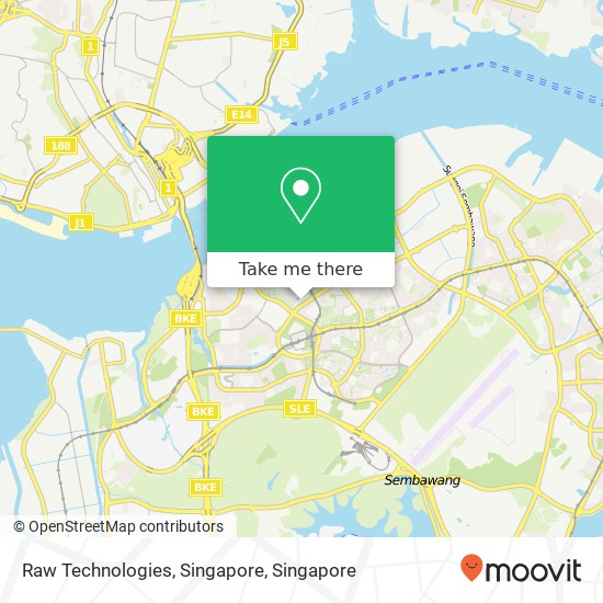 Raw Technologies, Singapore map