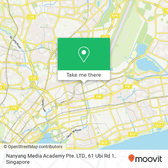 Nanyang Media Academy Pte. LTD., 61 Ubi Rd 1 map