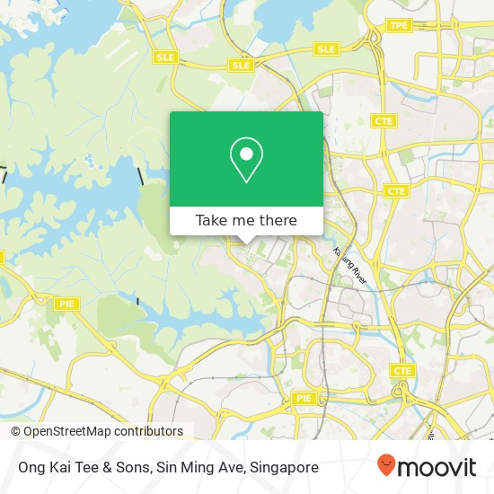 Ong Kai Tee & Sons, Sin Ming Ave地图