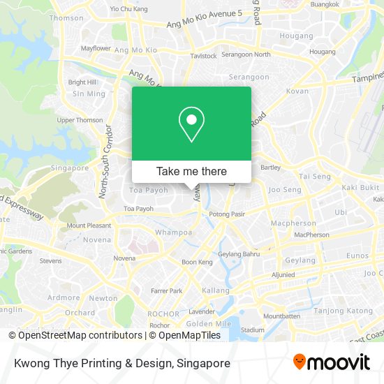 Kwong Thye Printing & Design map