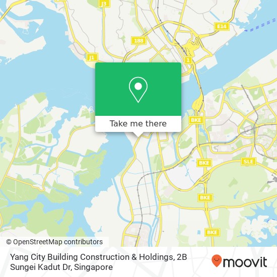 Yang City Building Construction & Holdings, 2B Sungei Kadut Dr地图