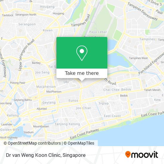 Dr van Weng Koon Clinic map