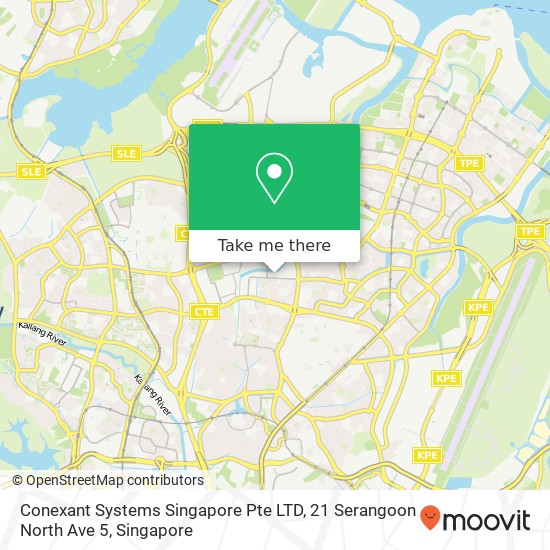 Conexant Systems Singapore Pte LTD, 21 Serangoon North Ave 5 map