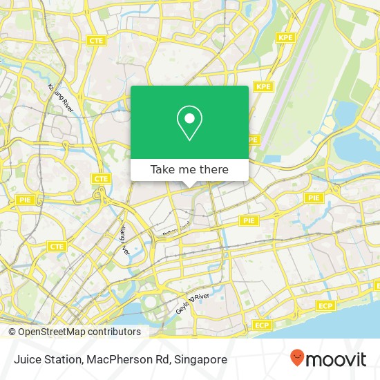 Juice Station, MacPherson Rd地图