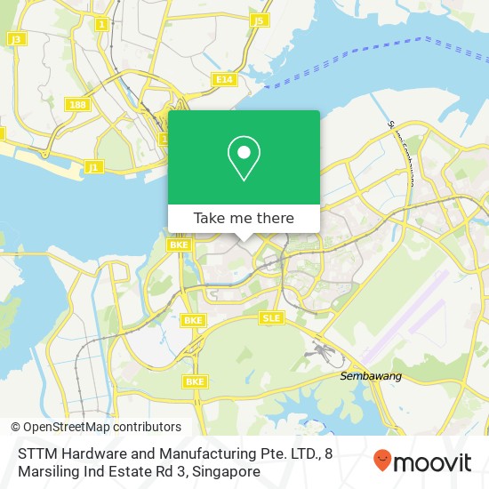 STTM Hardware and Manufacturing Pte. LTD., 8 Marsiling Ind Estate Rd 3 map