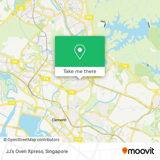 JJ's Oven Xpress地图