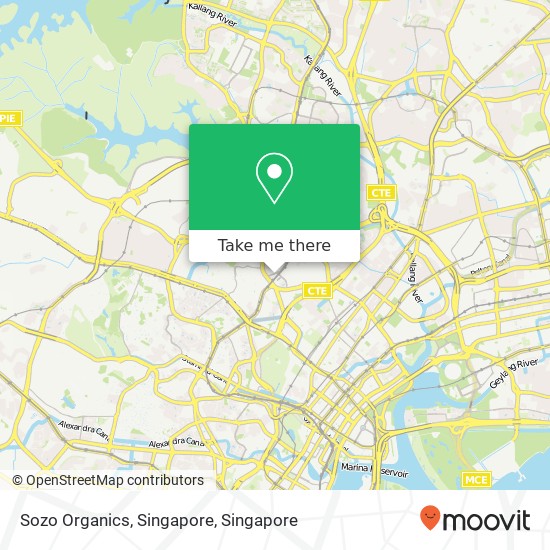 Sozo Organics, Singapore map