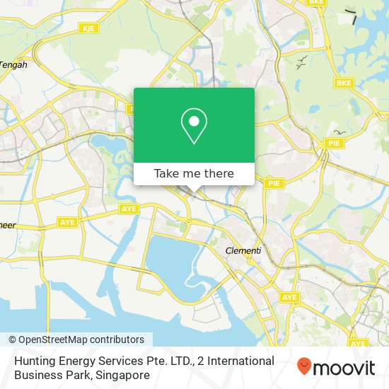 Hunting Energy Services Pte. LTD., 2 International Business Park地图