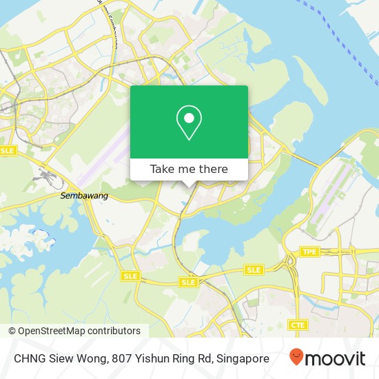 CHNG Siew Wong, 807 Yishun Ring Rd map