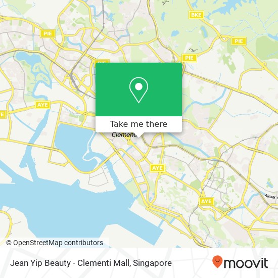 Jean Yip Beauty - Clementi Mall map