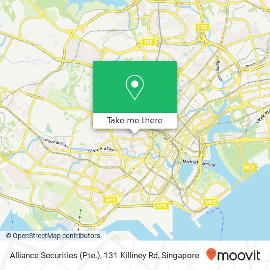 Alliance Securities (Pte.), 131 Killiney Rd map