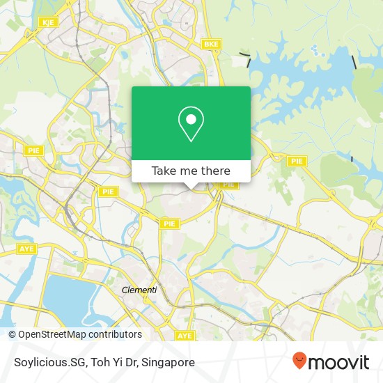 Soylicious.SG, Toh Yi Dr map