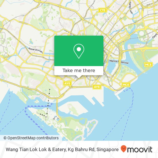 Wang Tian Lok Lok & Eatery, Kg Bahru Rd map