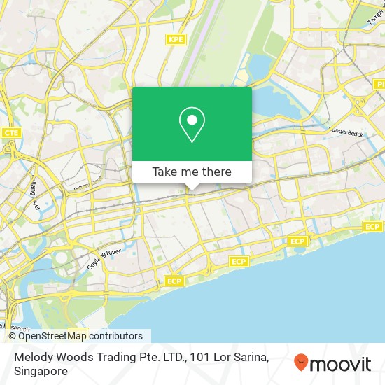 Melody Woods Trading Pte. LTD., 101 Lor Sarina地图