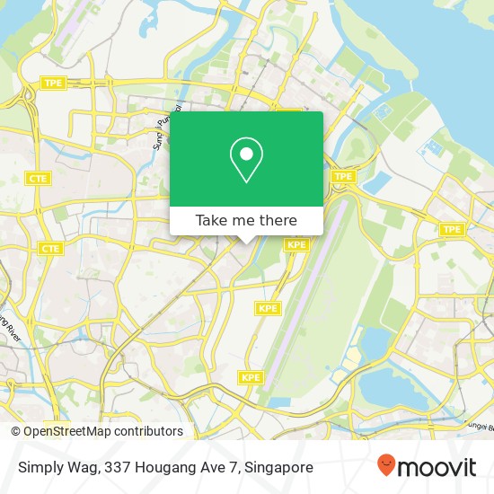 Simply Wag, 337 Hougang Ave 7 map