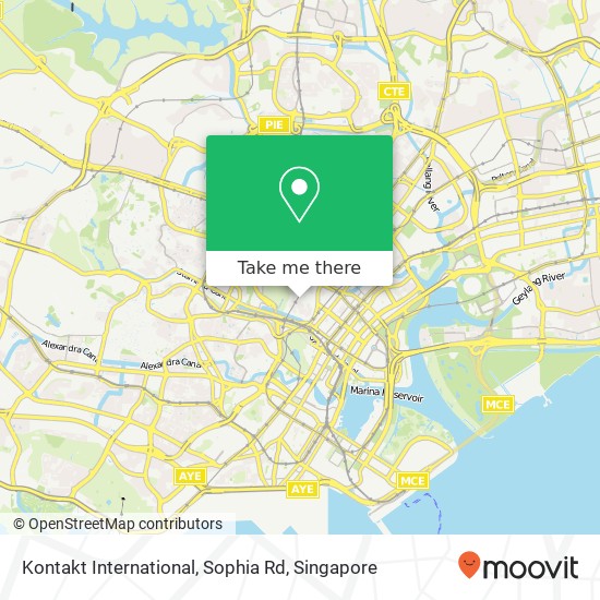 Kontakt International, Sophia Rd map