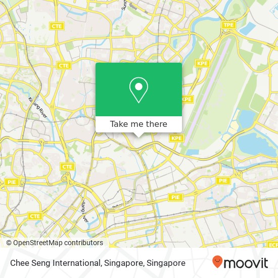 Chee Seng International, Singapore map