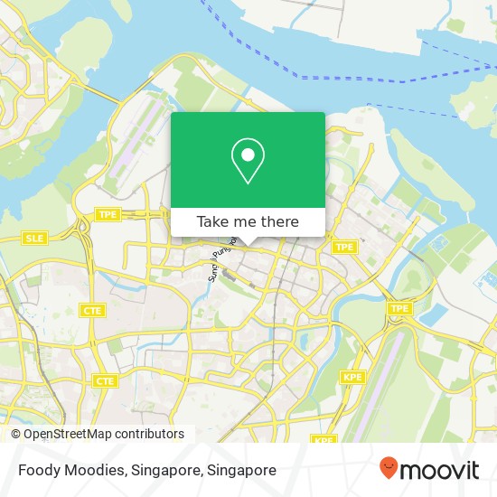 Foody Moodies, Singapore map