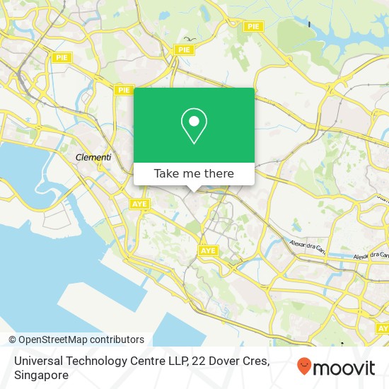 Universal Technology Centre LLP, 22 Dover Cres map