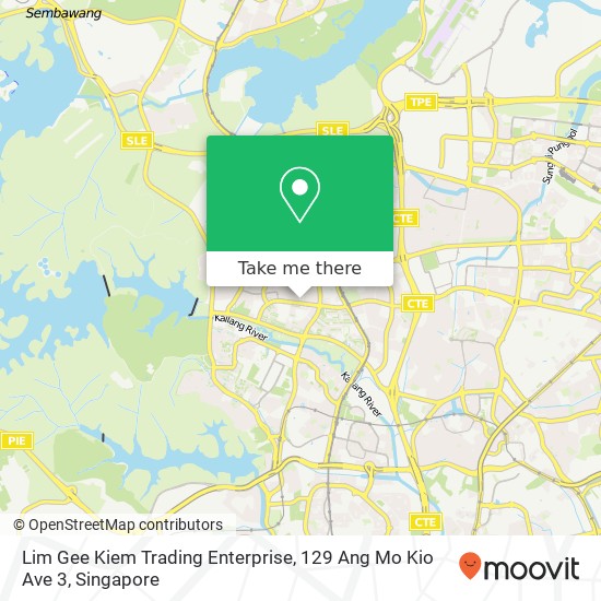 Lim Gee Kiem Trading Enterprise, 129 Ang Mo Kio Ave 3 map