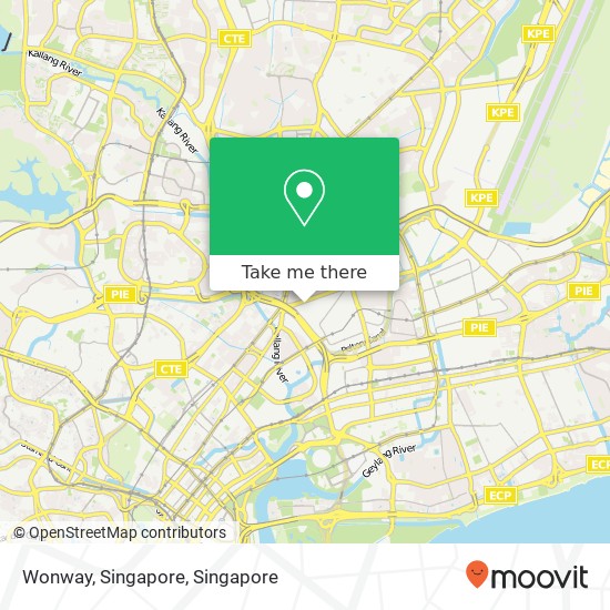 Wonway, Singapore map