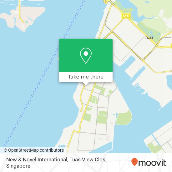 New & Novel International, Tuas View Clos map