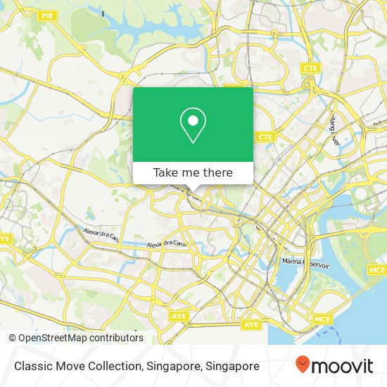 Classic Move Collection, Singapore map