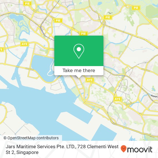 Jars Maritime Services Pte. LTD., 728 Clementi West St 2地图