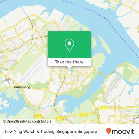 Lew Ying Watch & Trading, Singapore map