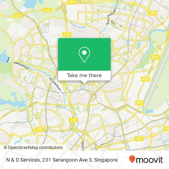 N & D Services, 231 Serangoon Ave 3地图